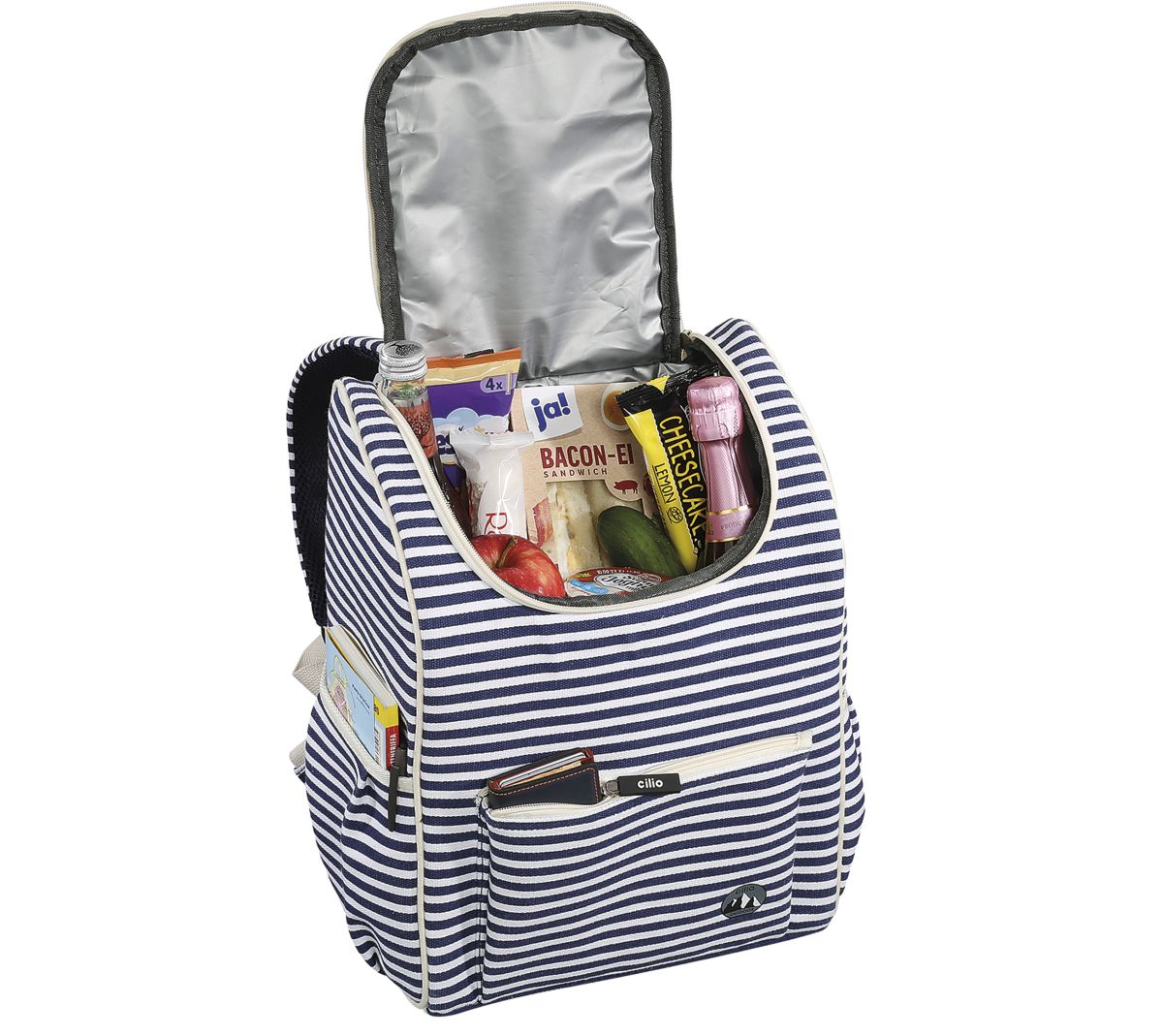 106664_ OCEAN termo taška termo batoh 14 l modro-bílý CILIO 6